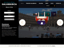 Tablet Screenshot of pensionsalamanca.com